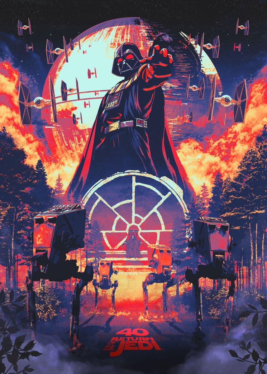 The Empire Metallposter